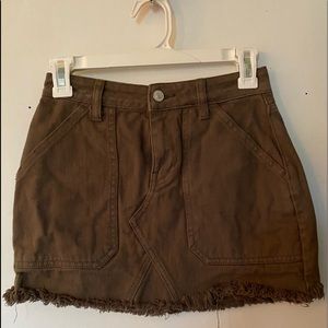 Army Green Pacsun Skirt Size 23